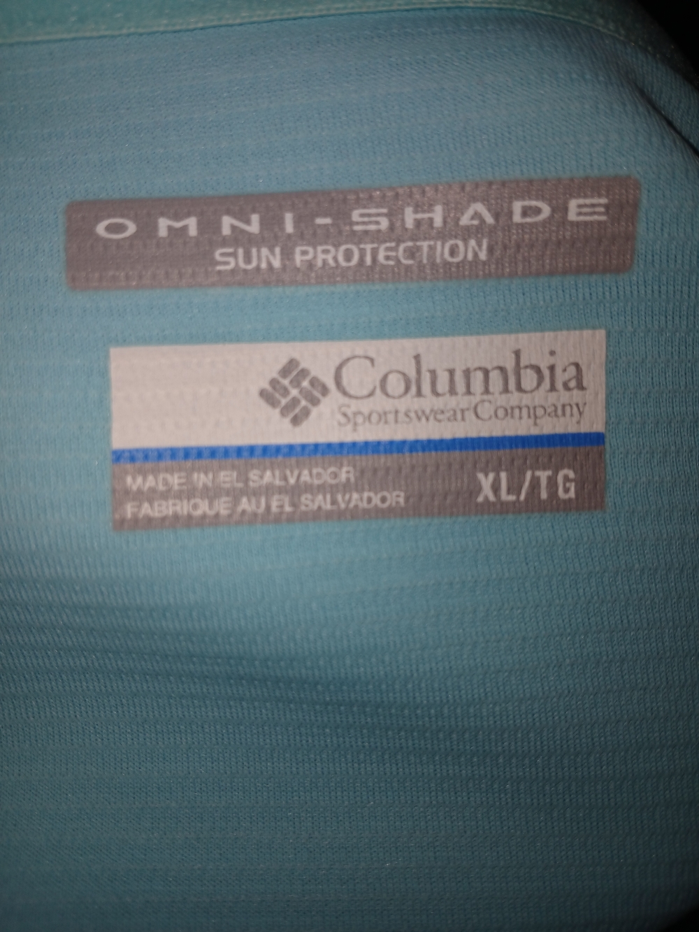 Columbia Omni-Shade Sun Protection Tee - Light Blue
